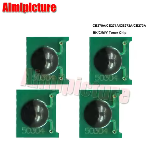 650A CE270A 270A 270 CE271A CE272A CE273A Color Toner Chip For HP CP5520n CP5525n CP5520 CP5525 Chip