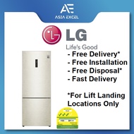 LG GB-B4624SE 462L BEIGE BOTTOM FREEZER SMART INVERTER REFRIGERATOR