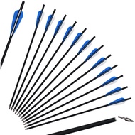 Crossbow Arrows 20inch Mix- Carbon Crossbow Bolts(6/12pcs)