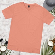 HDC MENS V-neck T-shirt Plain-HMT531054V