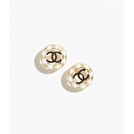 Black Gold Double Round Earrings Earrings Unique Design Z0RQ