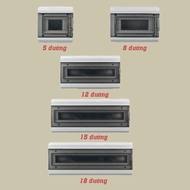 Tủ điện chống thấm nước ngoài trời 5way/ 8way/ 12way/ 15way/ 18way IP65 loại tốt