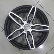 LENSO SPORT RIM CONQUISTA4 18X8 5H114.3 ET42 MBF (with installation)