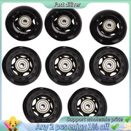8 Pack Inline Skate Wheels, Indoor/Outdoor Roller Skate Wheels, Replacement Wheels with Bearing 64mm