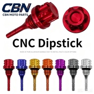 Universal Motorcycle Engine Oil Dipstick CNC Aluminum Alloy Style Hexagon Plum Blossom Oil Dipstick