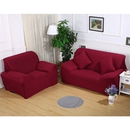 Elastic Sofa Cover Seater Stretchable Protector Couch Slip Cushion Single Double Triple Seat Sarung 