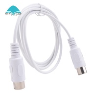5 Pin MIDI DIN PLUG Extension Cable Male to Male /9.8FT White