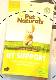 (exp. 08/26) Pet naturals UT Support for cat 60 chews 75g (อาหารเสริม วิตะมิน ช่วยปัสสาวะ แมว 60 เคี
