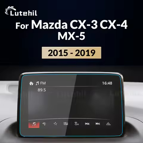 for Mazda CX-3 CX-4 MX-5 2015-2019 184*111 Car Navigation Tempered Glass Screen Protective Film GPS 