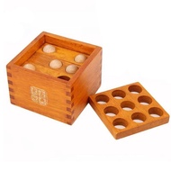 Wood Brain Teaser Intelligence Puzzles 3D IQ Toys Cube Thirty-Six Stratagems Mind Games For Adults K