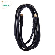 UM.T 1.5M(5ft) S-Video svideo 4Pin male to male cord cable/lead for dvd HDTV vcr