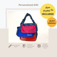 [SG Stock] Personalised Messenger Shoulder Sling Bag | Name Print | Personalised Gift | Children's Day