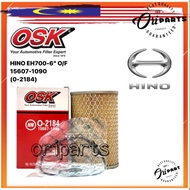 OSK O-2184 HINO EH700-6" EL100 OIL FILTER 15607-1090 PENAPIS MINYAK LORI LORRY OIL FILTER HINO O 218