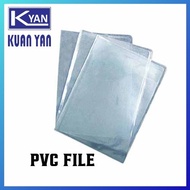 [1PC] A4 Clear Folder File PVC Document Clear Folder / L Shape / U Shape / C Shape (A4 Size)