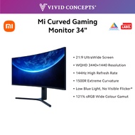 [New Arrival] Xiaomi Mi Curved Gaming Monitor 34" | 3440X1440 Resolution | 144Hz Refresh Rate