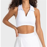 Lunar Gymwear -  Casa Bra - เสื้อคอปกสุดเก๋ดีเทลคอวี ใส่แล้วเสริมคอให้ดูยาว รุ่นนี้มีช่องฟองน้ำสามาร