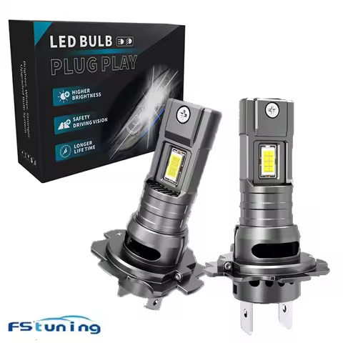 2Pcs 60W 16000LM H7 Led Headlight Bulb CSP 3570 H7 LED Canbus White 6000K H7 Car Led Light M2P