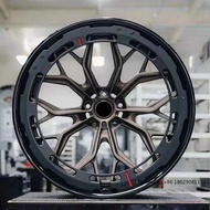 Hitam Tersuai 18 19 20 21 22 23 24 Inci 5x120 5x112 Roda Aloi Dipalsukan Sesuai Untuk Rim Bmw Merced