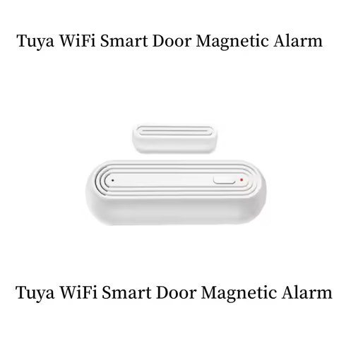 Tuya WiFi Smart Door Magnetic Alarm Smart Life Open Closed Detector Sensor Compatible With Alexa Goo