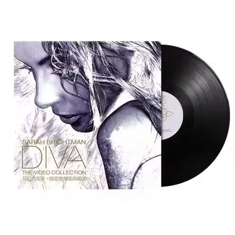 Classic Sarah Brightman Music Vinyl LP Diva The Singles Collection Album 12 In Long Playing Record C