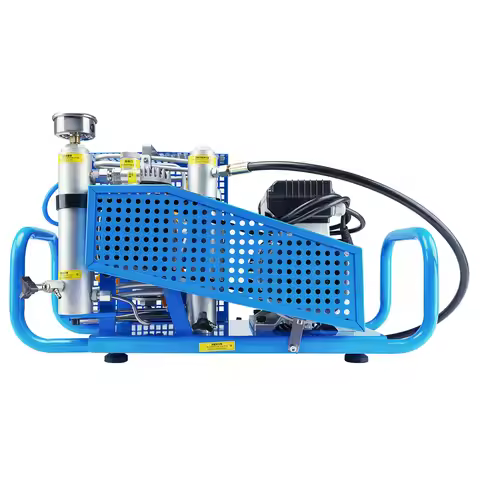 TUXING TXESB041 100L/min 300Bar Diving PCP Air Compressor 4500Psi High Pressure Scuba Compressor Aut