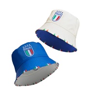 Mũ Câu Cá Thêu Hai Mặt Thường Ngày Cho Nam Và Nữ Mũ Đội Bóng Đá Màu Xanh Lam Và Trắng Của Thương Hiệ