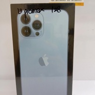 Iphone 13 pro max 128 GB new garansi resmi iBox free template glass