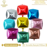 JUMBO Square Foil Balloon Cube/ 4D Square/ - 22inch 56cm/