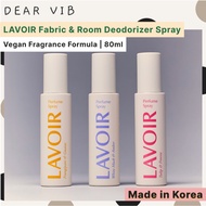 [LAVOIR] Perfume Fabric Spray 80ml | Fabric & Room Deodorizer Spray | Long Lasting Fragrance | Anti 