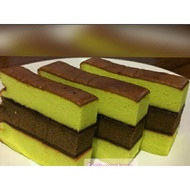 [Heritage] Premium Kue Lapis Surabaya Cake Pandan Chocolate / Kueh Lapis Large 22x22x12 /Birthday Cake /  Cake Delivery