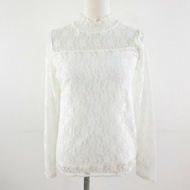 GRL Tshirt white Lace Long sleeves Direct from Japan Secondhand