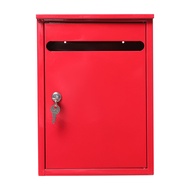 Wall-Mounted Iron White Opinion Box Mailbox Election Box Letter Box Anti-Bullying Reporting Box Dura