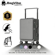 Luggage Bag Travel 20 Inch Trolley Bag Travel Cabin Bag Luggage Travel Suitcase Bagasi Front Open Lu
