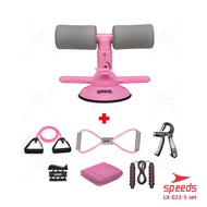 SPEEDS Sit Up Stand Set Alat Fitness Olahraga Gym 1 Set 7in1 022-5 - Pink