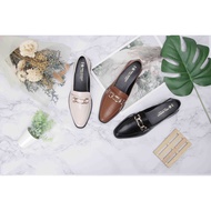 Fufa Shoes &lt; Brand &gt; 1BE103 Small Pointed Toe Low Heel Loafers