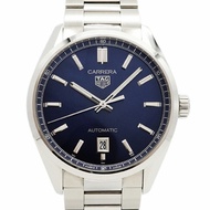 TAG Heuer 豪雅卡萊拉 WBN2112 藍色錶盤男士腕錶