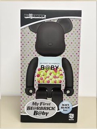 BE@RBRICK My First Baby Matte Black Glow 1000%