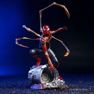 7QBR People love itHeroes Expedition Movie Avengers4Steel Spider-Man Hand-Made Model Statue Toy Deco