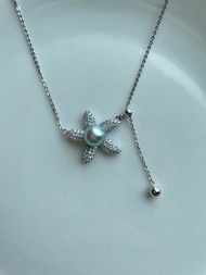 多戴款天然海水珍珠 真多麻項鏈 銀款