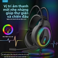 Tai Nghe Chơi Game AK6 Có Đèn USB Có Dây Tai Nghe Lớn Esports Micro Cho Máy Tính Để Bàn Tai Nghe Phá