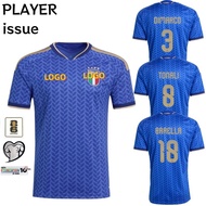 Italy 2026 Player Issue Men's Home Short Sleeves Football Jersey T-shirt with #8 TONALI S-2XL
