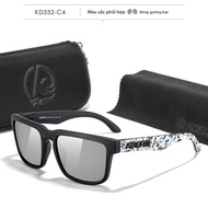 KDEAM Photochromic Kính Mát Phân Cực Nam Loại 3 UV400 Chống Phản Quang Gọng Vuông Kính Chống Nắng Có
