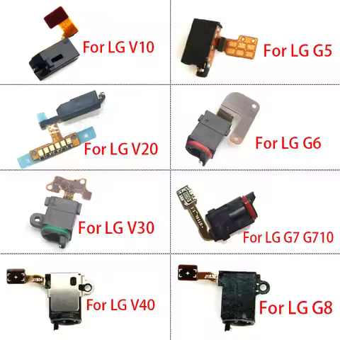 Earphone ear phone Headphone Audio Jack For LG V10 K10 V20 V30 G5 G6 G7 G710 G8 V40 V50 Replacement 