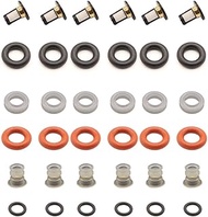 6Set FUEL INJECTOR REPAIR KIT,O-ring,micro filters,Spacer and Pintle Caps kit 16450-RAA-A01 Fuel Inj