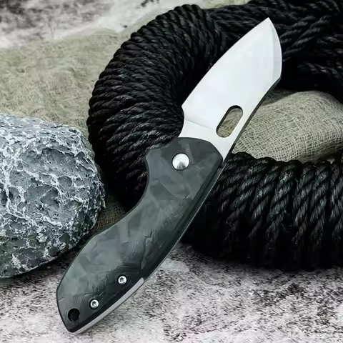 CR 5311CF 8Cr13MoV Blade 420 Steel + Carbon Fiber Handle Portable Household Fruit EDC Carry-Along To