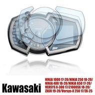 ฟิล์มติดแผงหน้าปัดรถจักรยานยนต์สำหรับ Kawasaki Ninja 250 400 650 1000 Versys X 300 250 Z1000 ZX6R ZX25R 25R 6R ZX