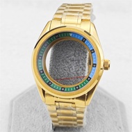 Vỏ + Vòng đeo tay cho nh38 nh35 nh36 nh34 4r35 6r35 4r36 6r36 39.5mm Vỏ Đồng hồ cơ với vòng tay bằng