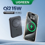 New Arrival UGREEN 2-in-1 10000mAh Qi2 15W Wireless 20W Wired Fast Charging Power Bank for iphone 16