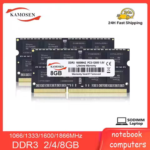 DDR3 DDR3L 4GB 8GB SO-DIMM 1333MHZ 1600MHz PC3L /PC3--12800S 10600S 8500S 1.5V 1.35V 204pin 2RX8 SOD