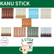 [KOREA] KANU 5 sitcks /Maxim Kanu instant stick coffee / Latte / Double Shot Latte / Vanilla  Latte / Tiramisu Latte / Dolce Latte / Mint Choco Latte / Decaf Latte / Nutty Caramel / Triple Shot